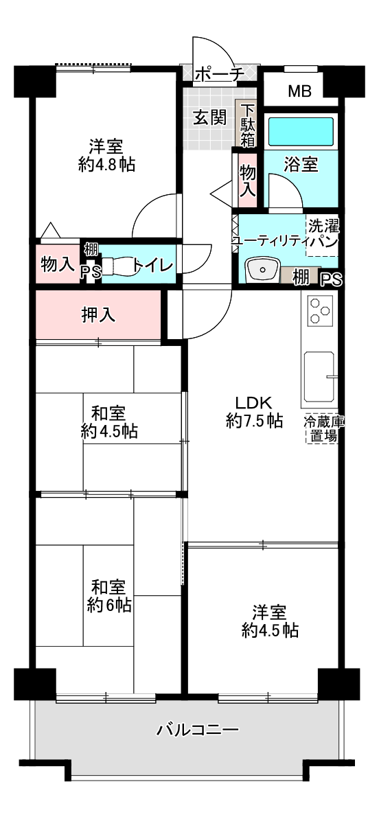 間取り変更Before