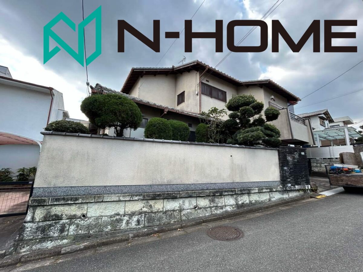 御成約御礼　枚方市東香里3丁目　古家付き土地