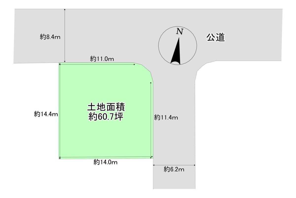 御成約御礼　交野市星田山手4丁目　土地