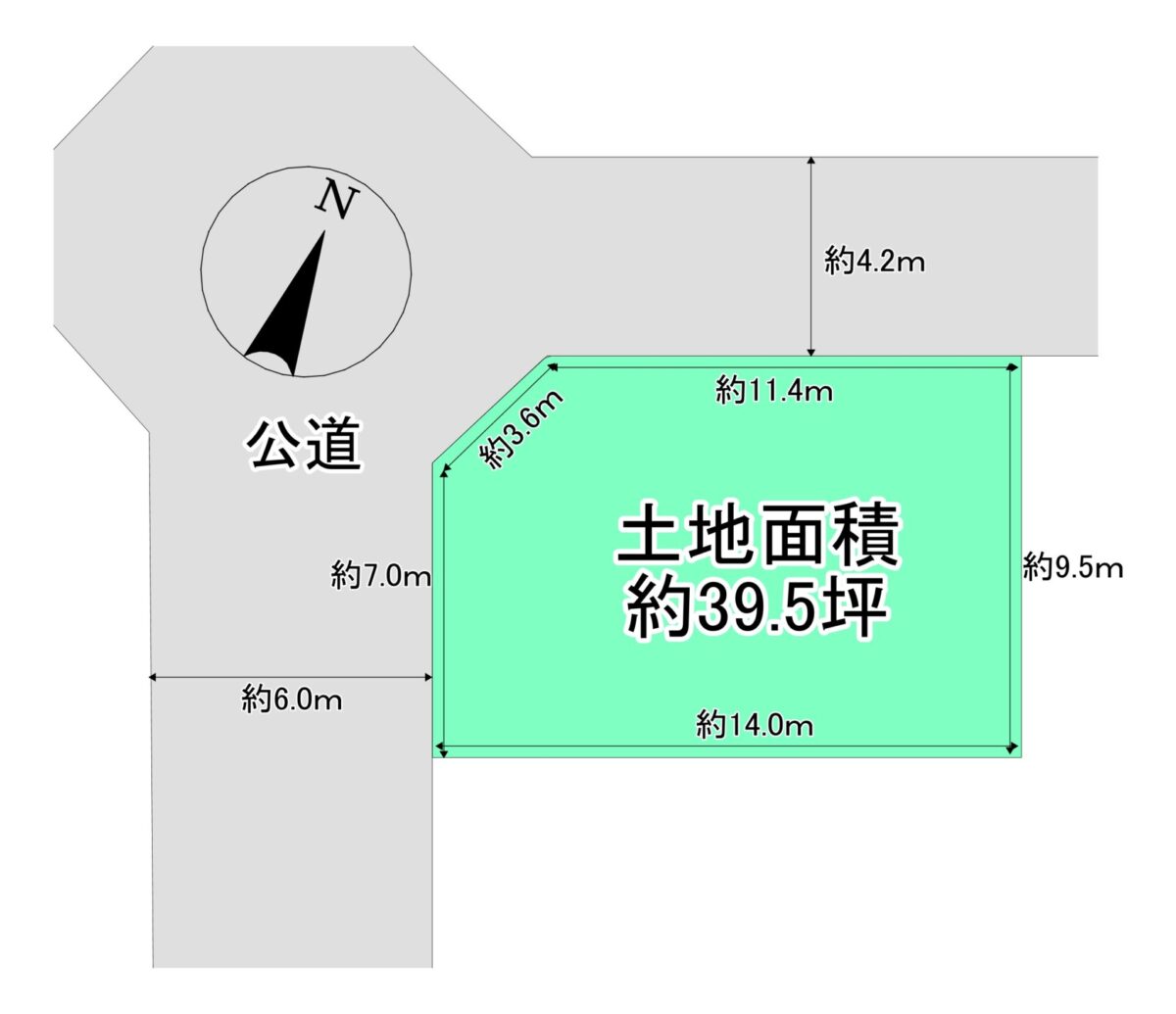 御成約御礼　枚方市長尾台2丁目3号地