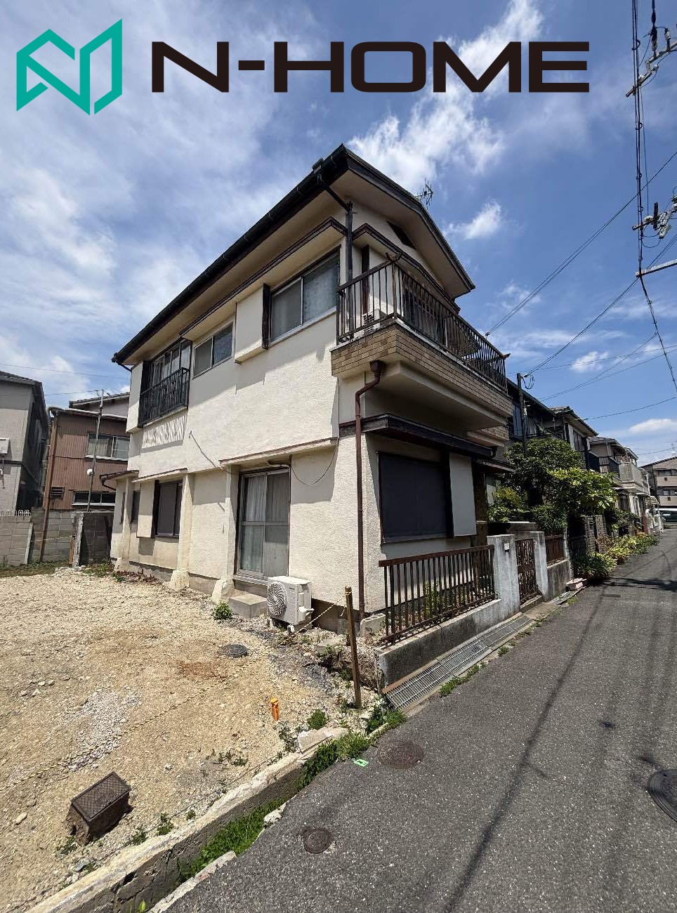 御成約御礼　寝屋川市若葉町　古家付き土地