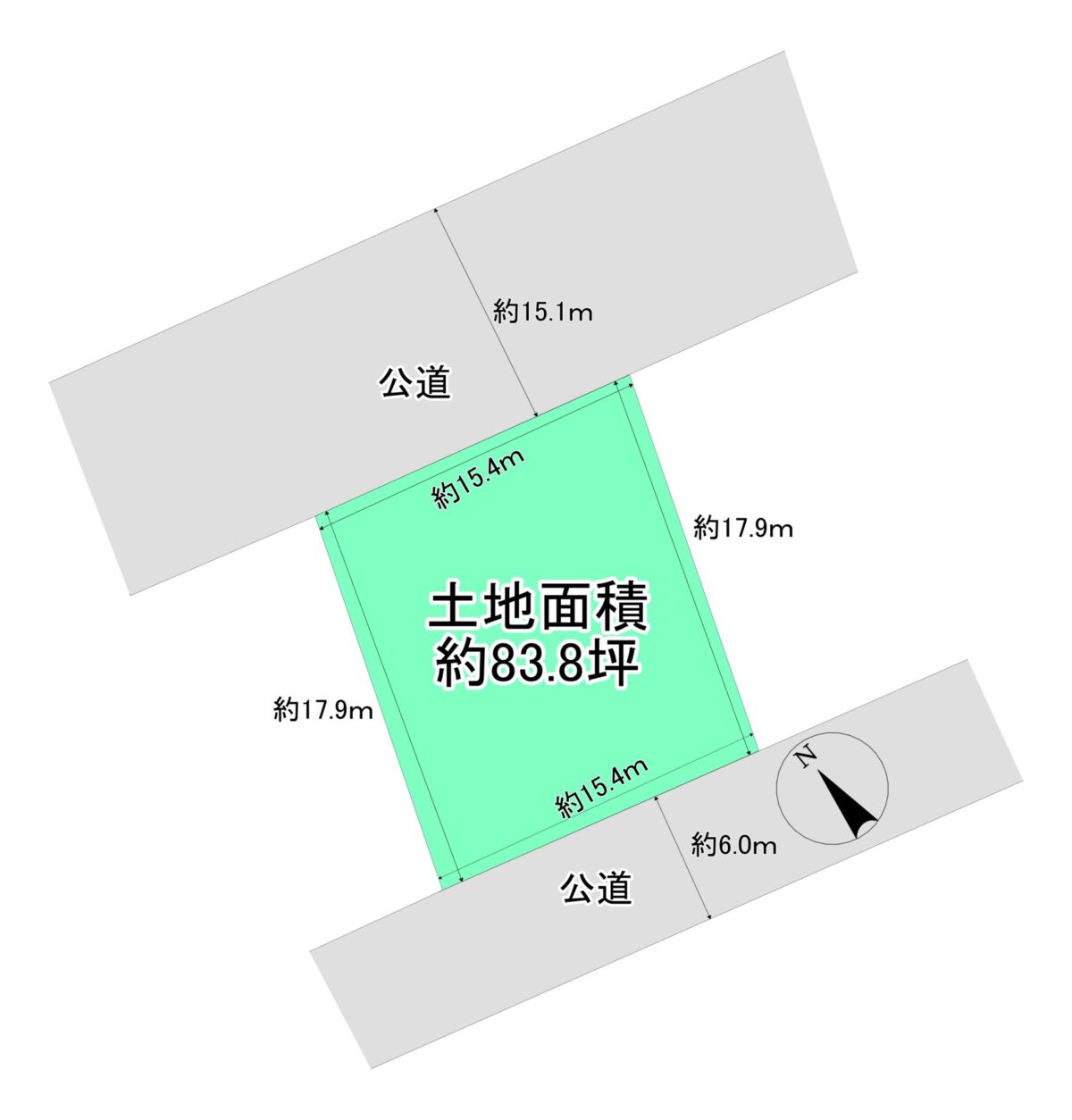 御成約御礼　生駒市鹿ノ台東2丁目　土地