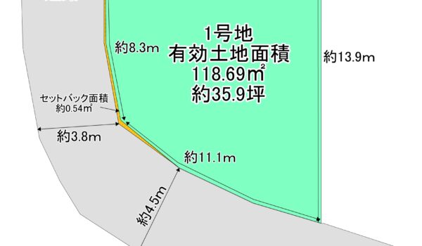 京田辺市薪水取41-1　1号地