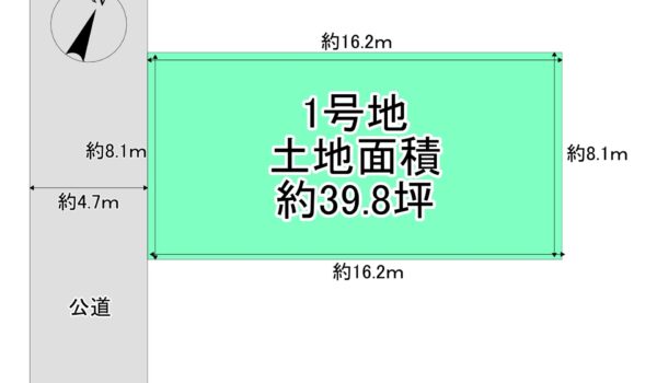 堺市西区浜寺船尾町西3丁　1号地